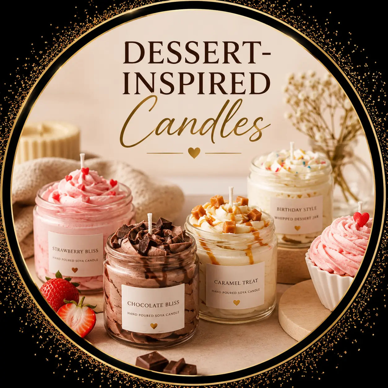 Dessert-Inspired-Candles Candle Galor PTY LTD