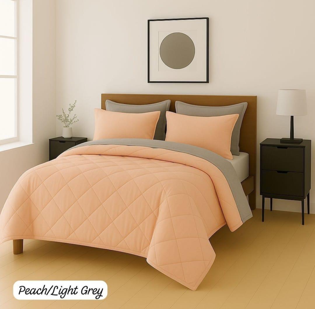 Queen Reversible Comforter Set – 5 Pieces