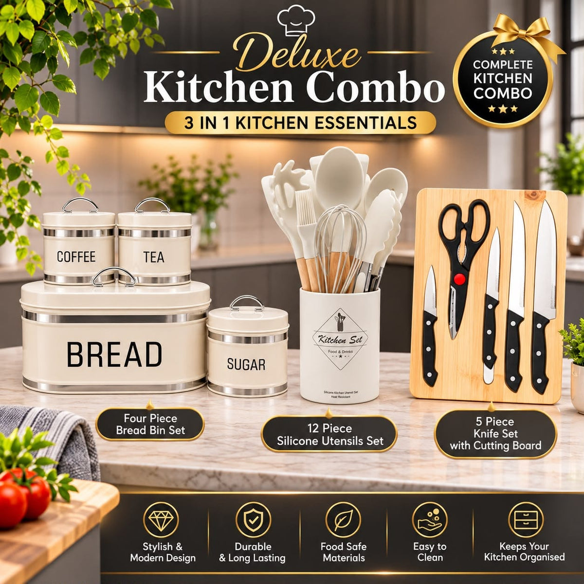 Deluxe Kitchen Combo – 3-in-1 Kitchen Essentials