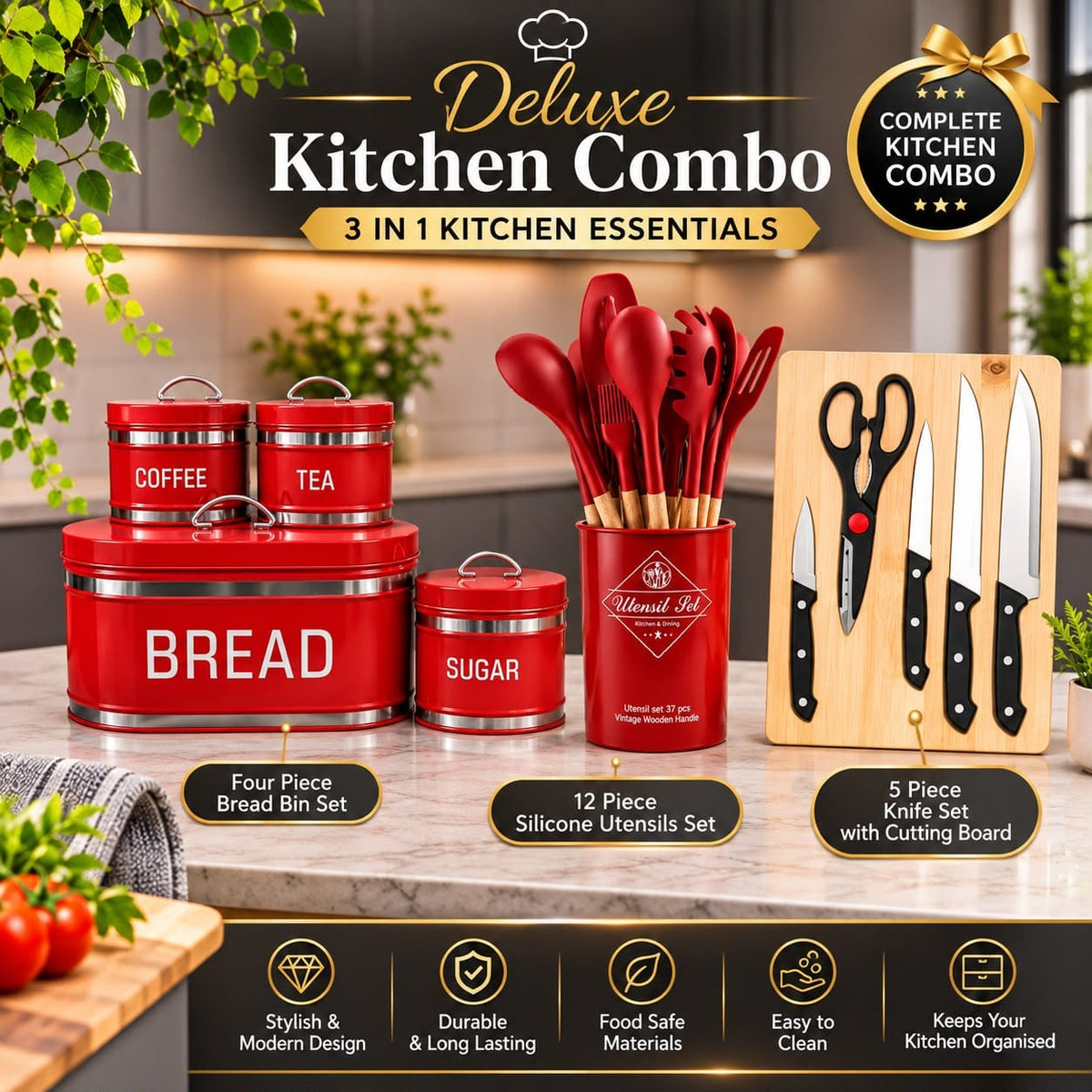Deluxe Kitchen Combo – 3-in-1 Kitchen Essentials