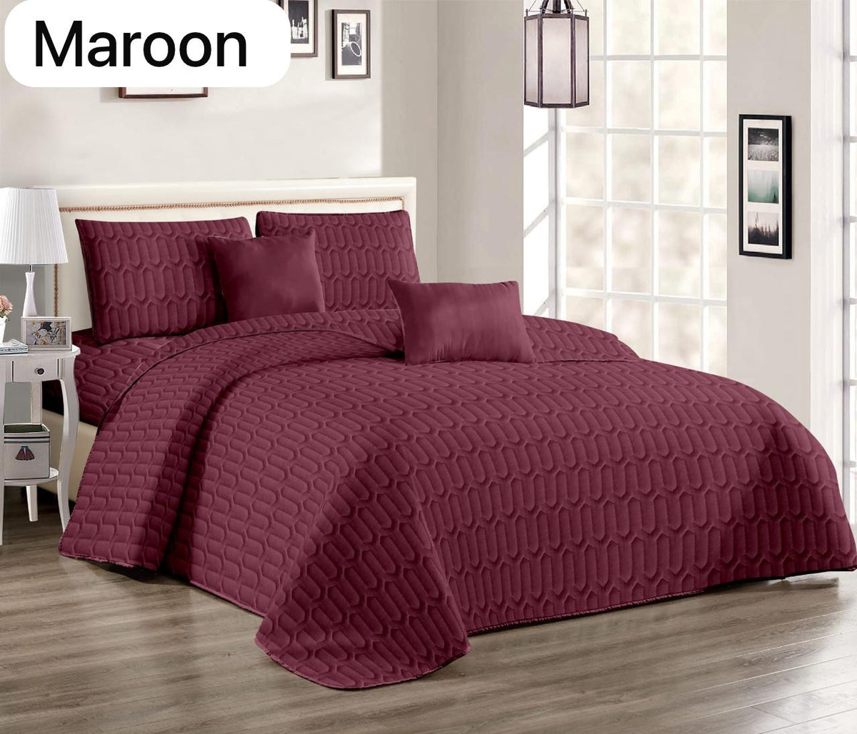 Pistol Quilt Set – 5 Pieces, Double / Queen
