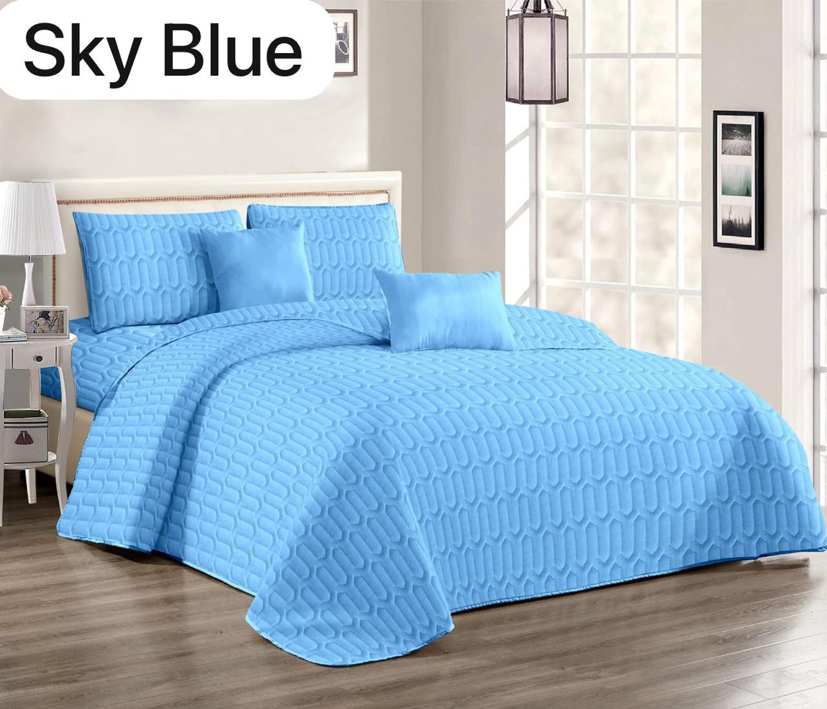 Pistol Quilt Set – 5 Pieces, Double / Queen