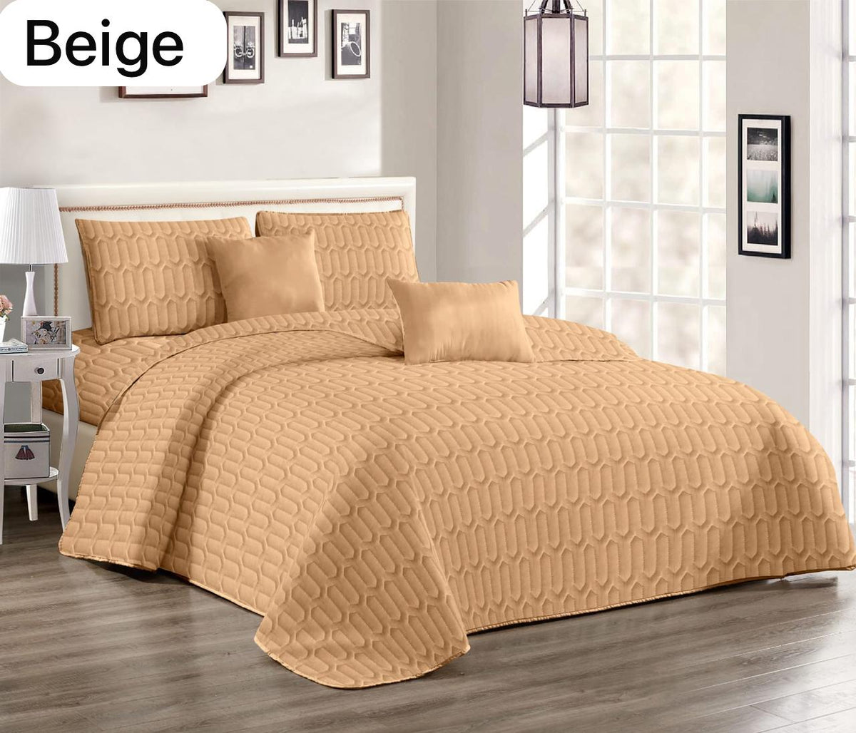 Pistol Quilt Set – 5 Pieces, Double / Queen