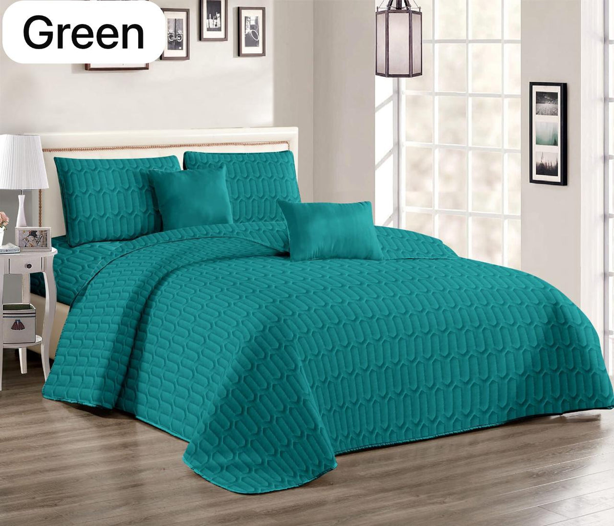 Pistol Quilt Set – 5 Pieces, Double / Queen