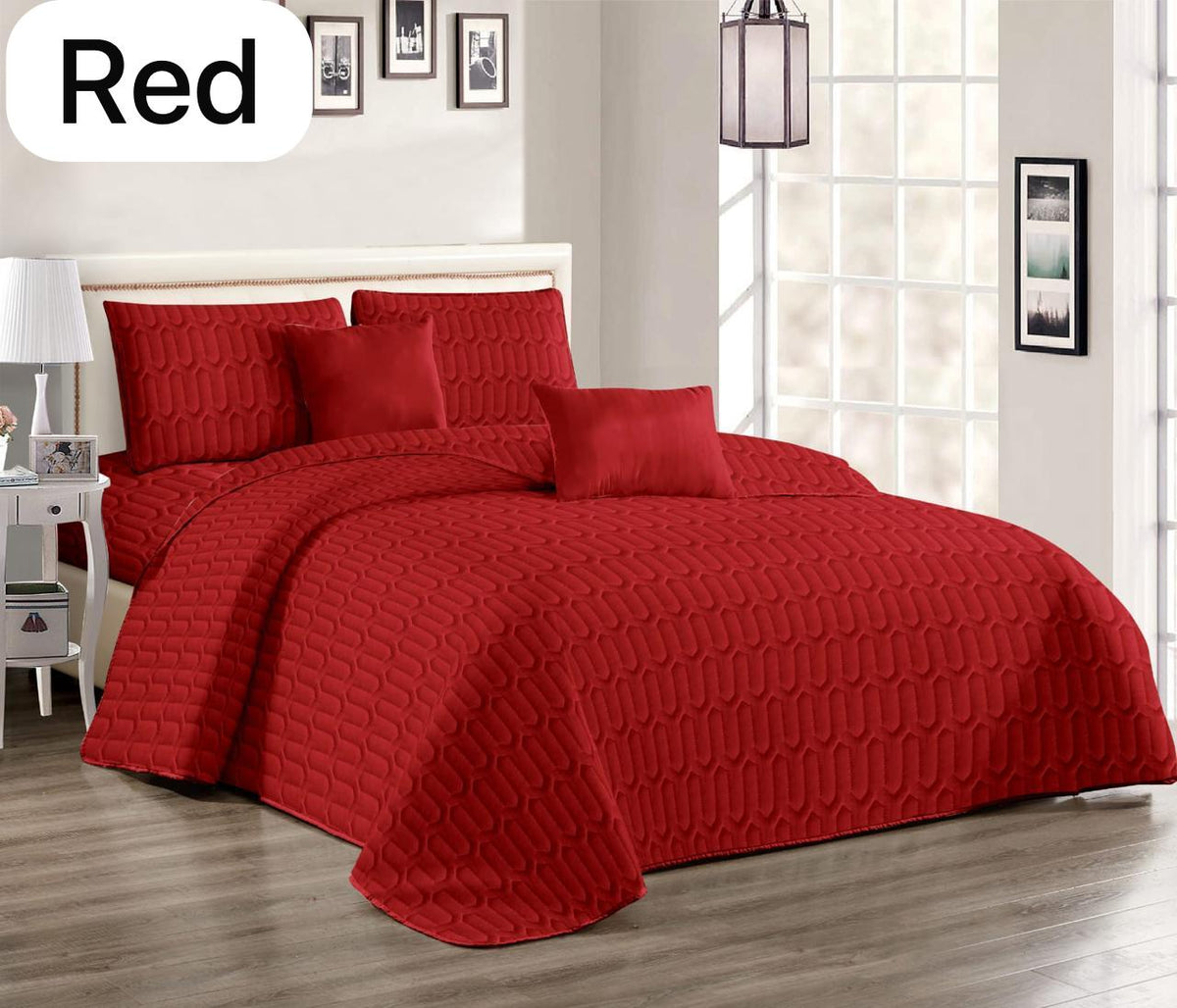 Pistol Quilt Set – 5 Pieces, Double / Queen