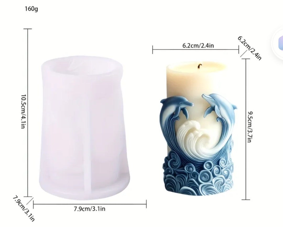 Dolfin vibe mold Candle Galor PTY LTD
