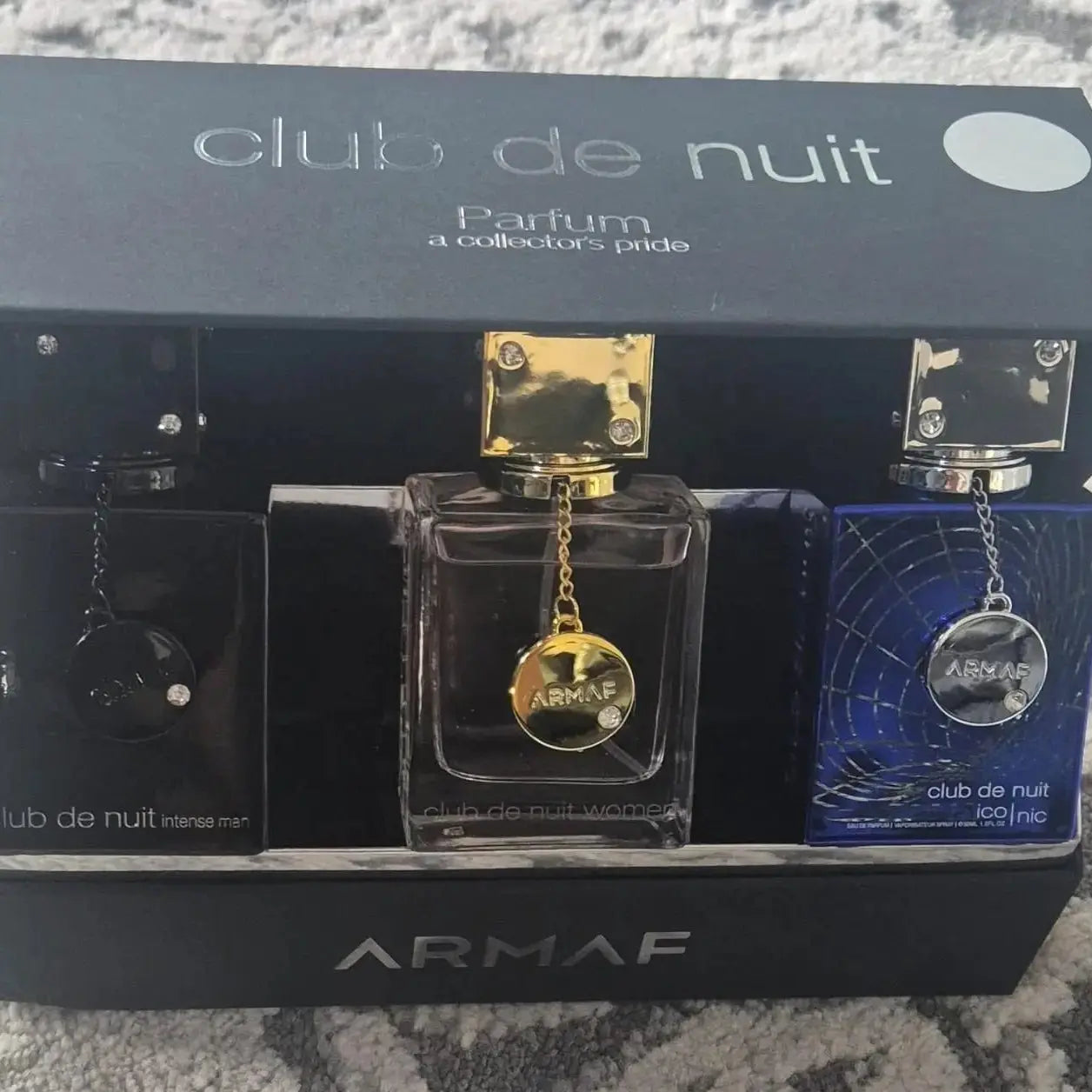 ARMAF Club De Nuit Intense Man/Women Iconic Set Candle Galor PTY LTD