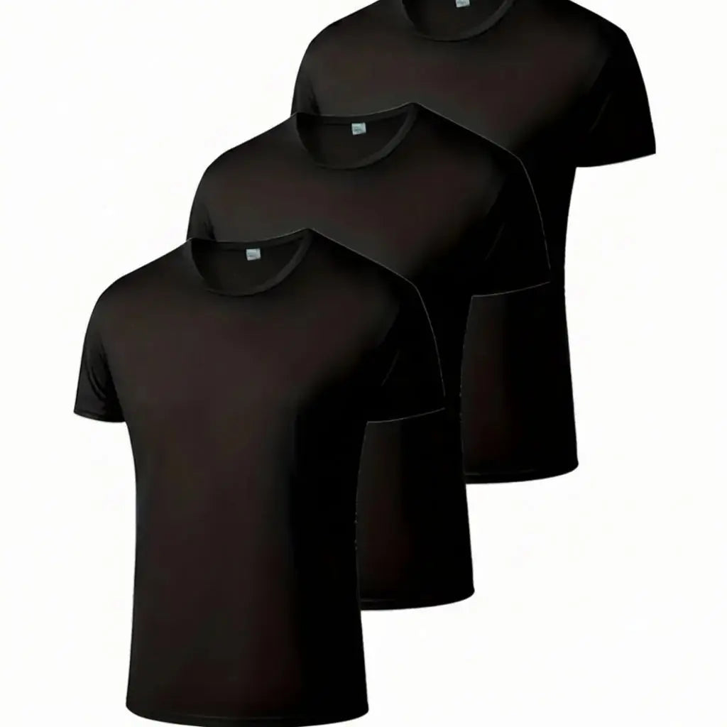 Black T-shirt printed on Candle Galor PTY LTD