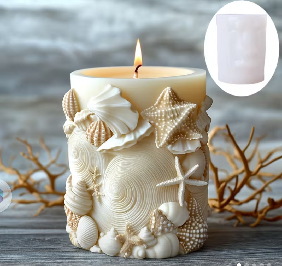 Sea shell mold Candle Galor PTY LTD