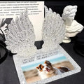 Personalized Angel wings photo Candle Galor PTY LTD