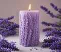 Lavender mold Candle Galor PTY LTD