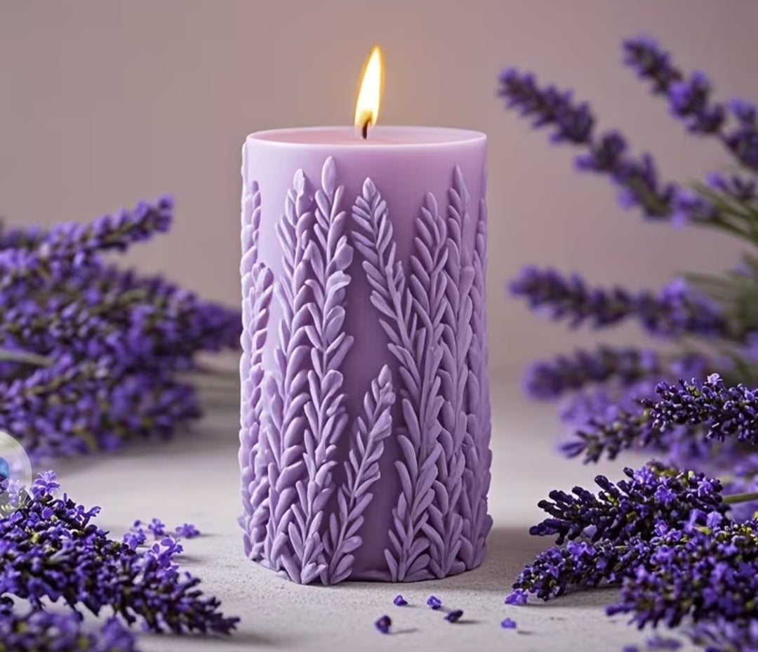 Lavender mold Candle Galor PTY LTD
