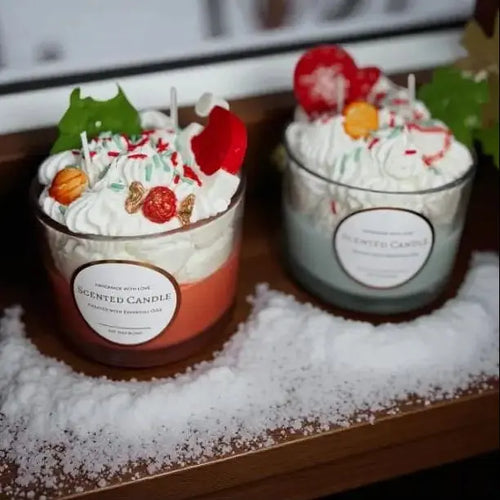 Birthday style whipped dessert jar Candle Galor PTY LTD