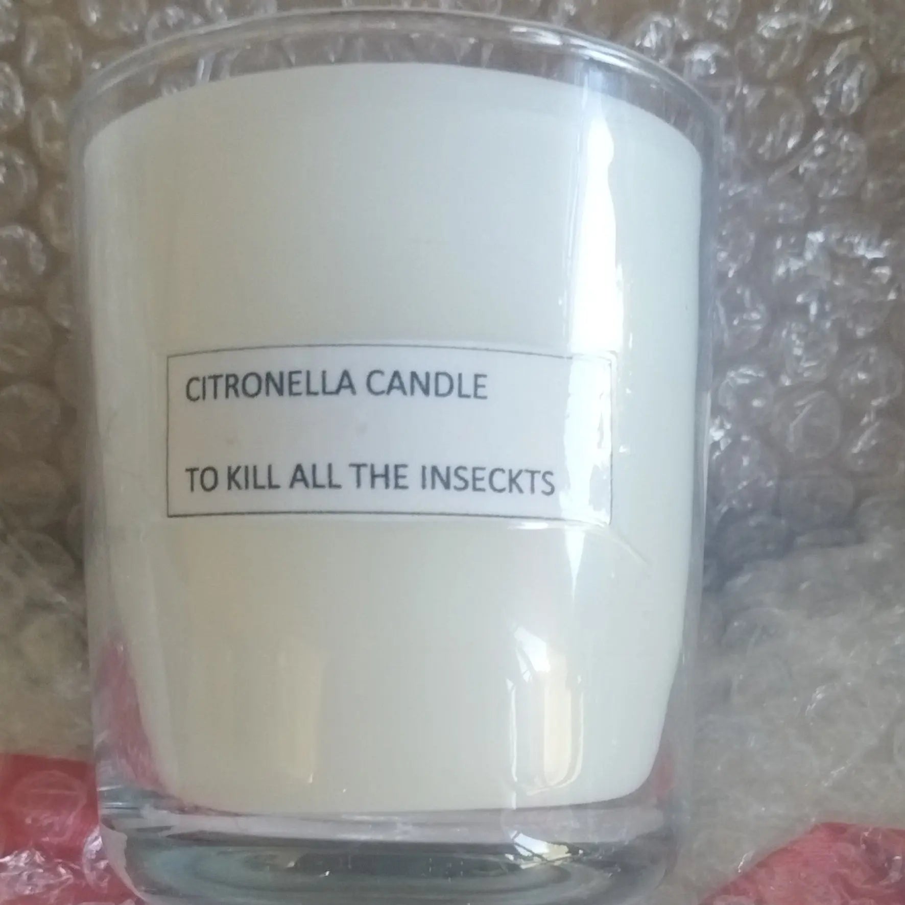 Citronella oil candle Candle Galor PTY LTD