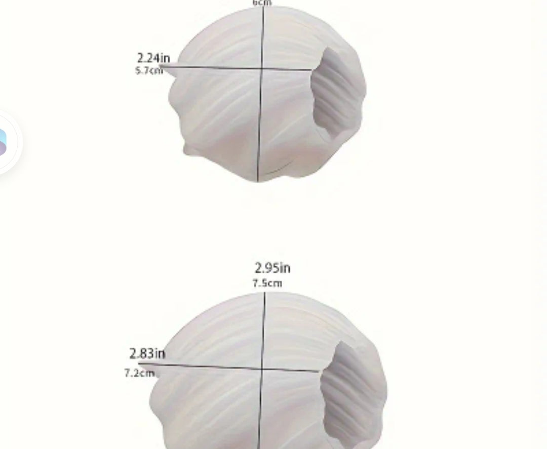 Twirl mold 2 piece Candle Galor PTY LTD