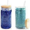 Blue snowglobe tumblers Candle Galor PTY LTD