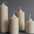 Hand poured soya candle pillars Candle Galor PTY LTD