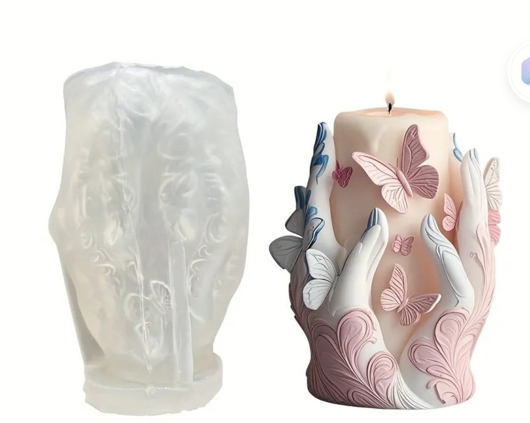 Hand butterfly mold Candle Galor PTY LTD