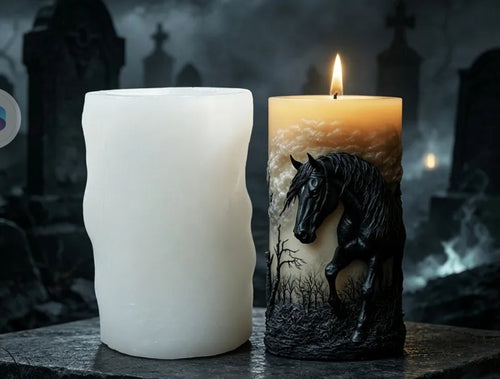 2 piece horse molds Candle Galor PTY LTD