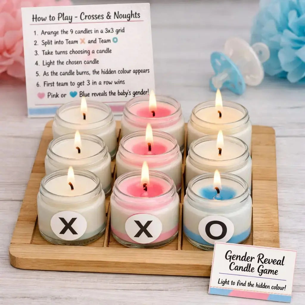 Gender reveal candle game Candle Galor PTY LTD