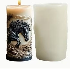 2 piece horse molds Candle Galor PTY LTD